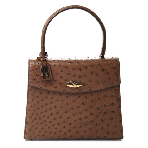 LOUIS VUITTON Ostrich Malesherbes 767080.